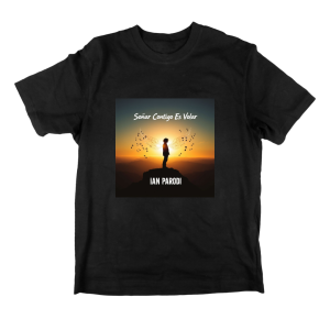 Soñar Contigo Es Volar Black T-shirt